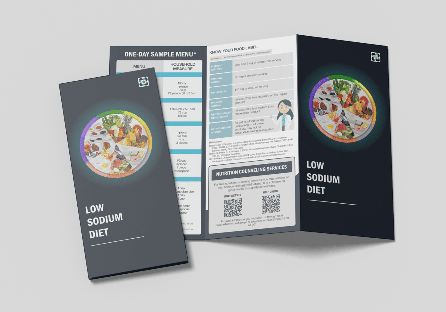 Low Sodium Trifold